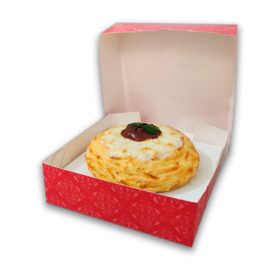 Embalagem Quadrada para Batata Suíça (Com Berço) - 16 x 16 x 5 cm - 100 Unidades