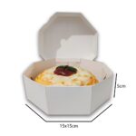 Embalagem para Batata Suíça Oitavada - 15 x 15 x 5 cm - 100 Unidades - Imagem 3