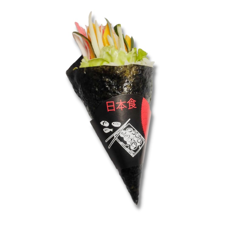 WhatsApp Image 2022-04-22 at 08.17.39 Cinta para Temaki - 5 x 6 cm - 1.000 Unidades - Imagem 1