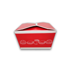 Embalagem para Hambúrguer P H01 - 10 x 10 x 7 cm - 100 Unidades