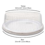 Embalagem Bolo PN 56 (Médio) - 24,5 x 9,5 cm - 50 Unidades - Imagem 2