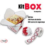 Kit Box Massa M - 8 x 6,5 x 8 cm - 100 Unidades