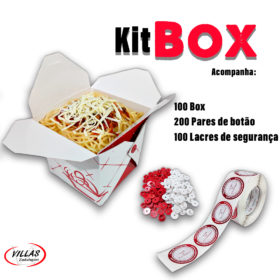 Kit Box Massa M - 8 x 6,5 x 8 cm - 100 Unidades