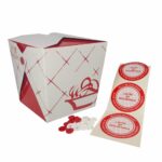 Kit Box Massas G - 8,5 x 8,5 x 10 cm - 100 Unidades