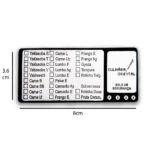 Lacre Retangular "Pratos" - 8 x 3,6 cm - 1.000 Unidades - Imagem 4