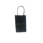 Sacola Preta com Cordão PP - 19 x 7 x 12 cm - 100 Unidades