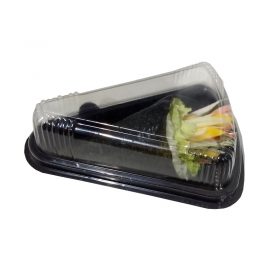 Embalagem Plástica para Temaki - 16 x 9 x 6 cm - 50 Unidades