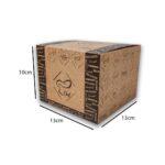 Embalagem Caixa H03 - 13 x 13 x 10 cm - 100 Unidades - Imagem 2