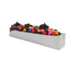 Churros Balcão Branco/Kraft liso/ Branco interno Kraft - 16 x 3 x 2,7 - 100 Unidades