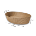 Colomba Oval - 21,5 x 14 x 5 cm - 50 Unidades - Imagem 3