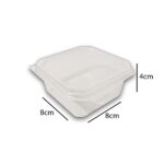 Embalagem Pote Quadrado (150 ml) - 8 x 8 x 4 cm - 20 Unidades - Imagem 2