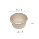 Embalagem Bowl com Tampa (1.000 ml) - Ø 15 x 9 cm - 50 Unidades - Imagem 3