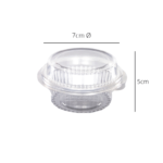 Embalagem Redonda para Doce - Ø 7 x 5 cm - 300 Unidades - Imagem 2