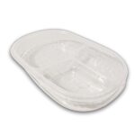 Marmita com Três Divisórias PL - 21,5 x 14 x 3 cm - 25 Unidades