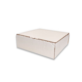 Caixa Microondulada para Bolos B01 - 28 x 28 x 9,5 cm - 25 Unidades