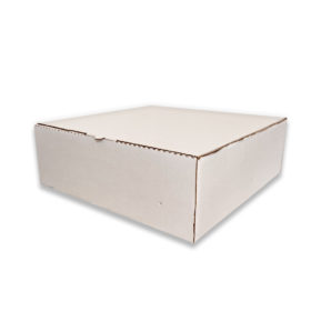 Caixa Microondulada para Bolos B03 - 39,5 x 39,5 x 13,5 cm - 25 Unidades