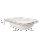 Embalagem Paper Pan M - 14,5 x 9,8 x 4,5 cm - 50 Unidades - Imagem 3