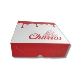 Embalagem Delivery para Churros 04 - 16 x 16 x 5 cm - 100 Unidades
