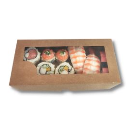 Embalagem Ecológica para Combinados M - 21 x 10 x 4 cm - 100 Unidades