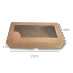 Embalagem Ecológica para Combinados M - 21 x 10 x 4 cm - 100 Unidades - Imagem 2