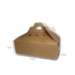 Embalagem Ecológica Box para Frituras Kids - 17 x 12 x 6 cm - 100 Unidades - Imagem 3