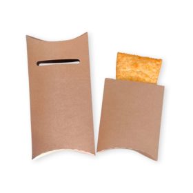 Embalagem Ecológica para Pastel - 23,5 x 14 x 4 cm - 100 Unidades