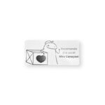 Lacre Flork Retangular "Encomenda para Você" - 6,5 x 3,1 cm - 1.000 Unidades