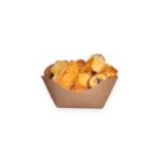 Embalagem Ecológica para Batata Recheada ou Porções - 8 x 5 x 6 cm - 100 Unidades