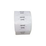 Lacre de Segurança Retangular "Data de Fabricação/Validade" - 6,5 x 3,1 cm - 1.000 Unid. - Imagem 2