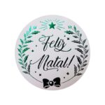 Lacre de Segurança Redondo "Feliz Natal!" - Ø 5,5 cm - 1.000 Unidades