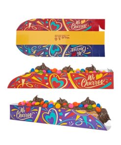 Churros Balcão Colorido- 16 x 3 x 2,7 cm - 100 Unidades