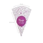 Embalagem Cone para Batata 02 - 7,5 x 8 x 22,5 cm - 100 Unidade - Imagem 2