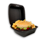 Hamburgueira de Isopor G - 12 x 12 x 8 cm - 100 Unidades