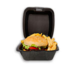 Hamburgueira de Isopor G - 12 x 12 x 8 cm - 100 Unidades - Imagem 2