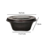 Marmita Redonda de Isopor G - Ø 18 x 8 cm - 100 Unidades - Imagem 5