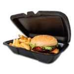 Marmita Retangular de Isopor M - 18 x 10 x 7 cm - 100 Unidades