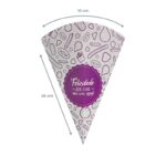 Embalagem Cone para Batata 03 - 10 x 8 x 26 cm - 100 Unidades - Imagem 3