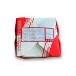 Lacre Retangular "Pratos" - 8 x 3,6 cm - 1.000 Unidades - Imagem 2