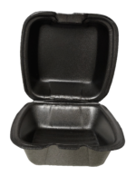 Hamburgueira de Isopor P - 9 x 9 x 6,5 cm - 100 Unidades - Imagem 4