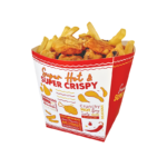 Balde para Frituras e Porções G - 16,5 x 12,5 cm - 100 unidades