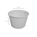 Balde Redondo de Papel G 18,7 x 13,5 cm - 20 unidades   - Imagem 2