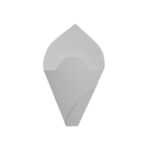 Embalagem para Crepe ou Tapioca Branco - 12 X 20 cm - 100 Unidades - Imagem 3