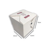 Embalagem Box Branco G - 8,5 x 8,5 x 10 cm - 100 Unidades - Imagem 2