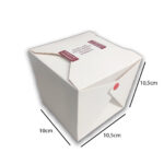 Embalagem Box Branco Jumbo - 10 x 10,5 x 10,5 cm - 100 Unidades - Imagem 2