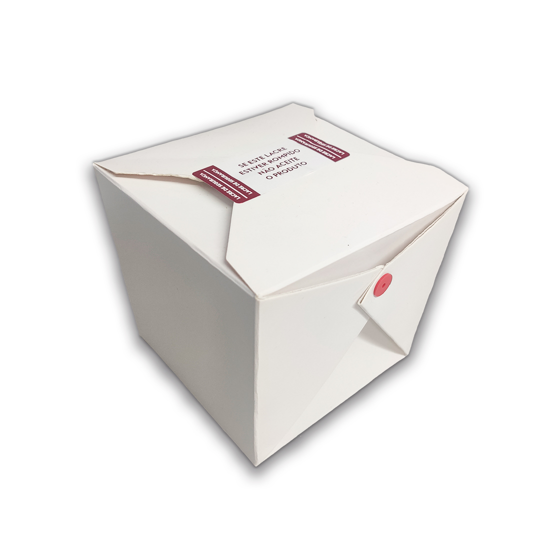 Box Branco J Embalagem Box Branco Jumbo - 10 x 10,5 x 10,5 cm - 100 Unidades - Imagem 1