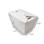 Embalagem Box para Frituras Branca G - 13 x 7,5 x 9,5 cm - 100 Unidades - Imagem 3