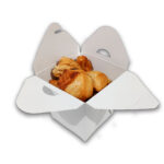 Embalagem Box para Frituras Branca P - 7,5 x 7,5 x 9,5 cm - 100 Unidades - Imagem 2