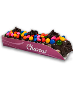 Churros Balcão Roxo - 16 x 3 x 2,7 cm - 100 Unidades