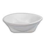 Marmita Redonda de Isopor M Branca- Ø 18 x 6 cm - 100 Unidades - Imagem 3