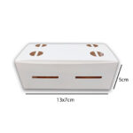 Embalagem para Sobremesas Branca M - 13 x 7 x 5 cm - 100 Unidades - Imagem 3